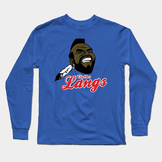 Clubber Langs Long Sleeve T-Shirt by BlackActionTeesOnDemand